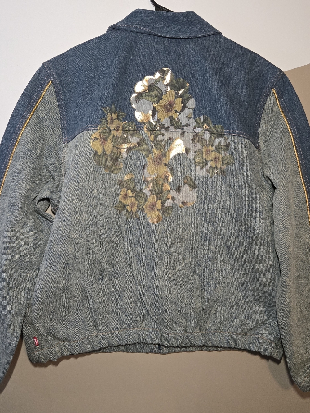 Levi's x Denim Tears Men's Denim Track Jacket Fleur De-Lis Exclusive Size Large